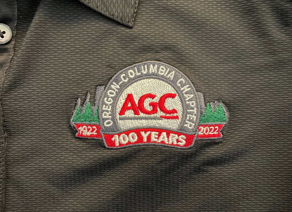 centennial logo embroidered