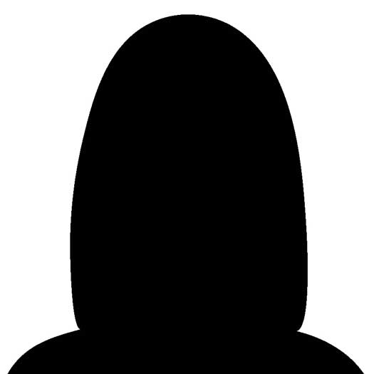 long hair female silhouette