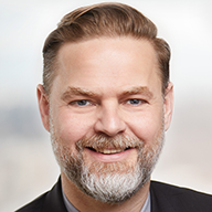 man smiling headshot
