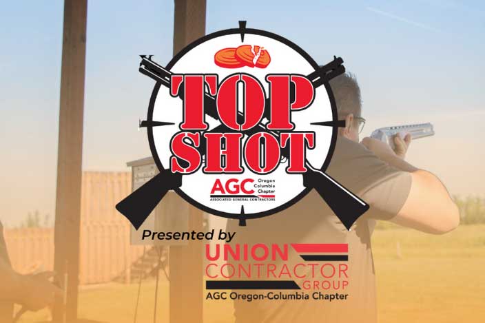 logo with man shooting a gun