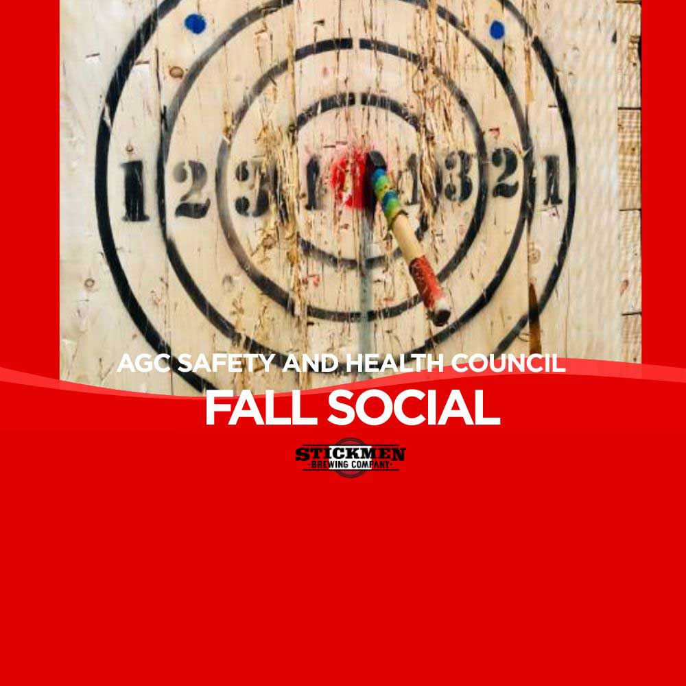 target with axe in it