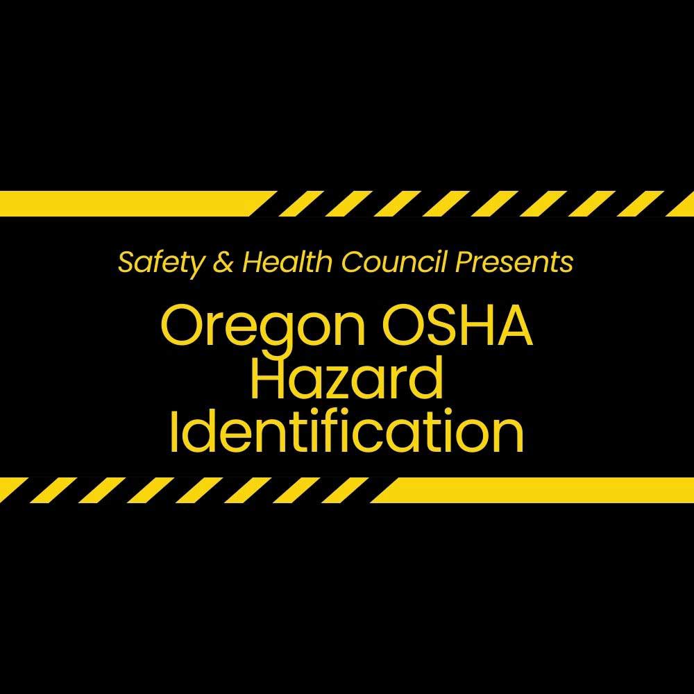 text with yellow hazard lines